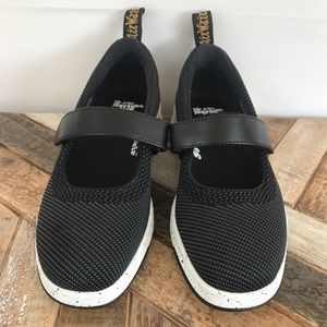 Dr. Martens Black Askin Knit Mary Jane Soft Wair